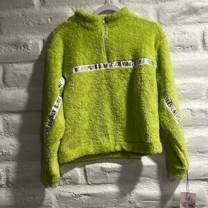 NWT More than Magic Faux Fur 1/4 Zip